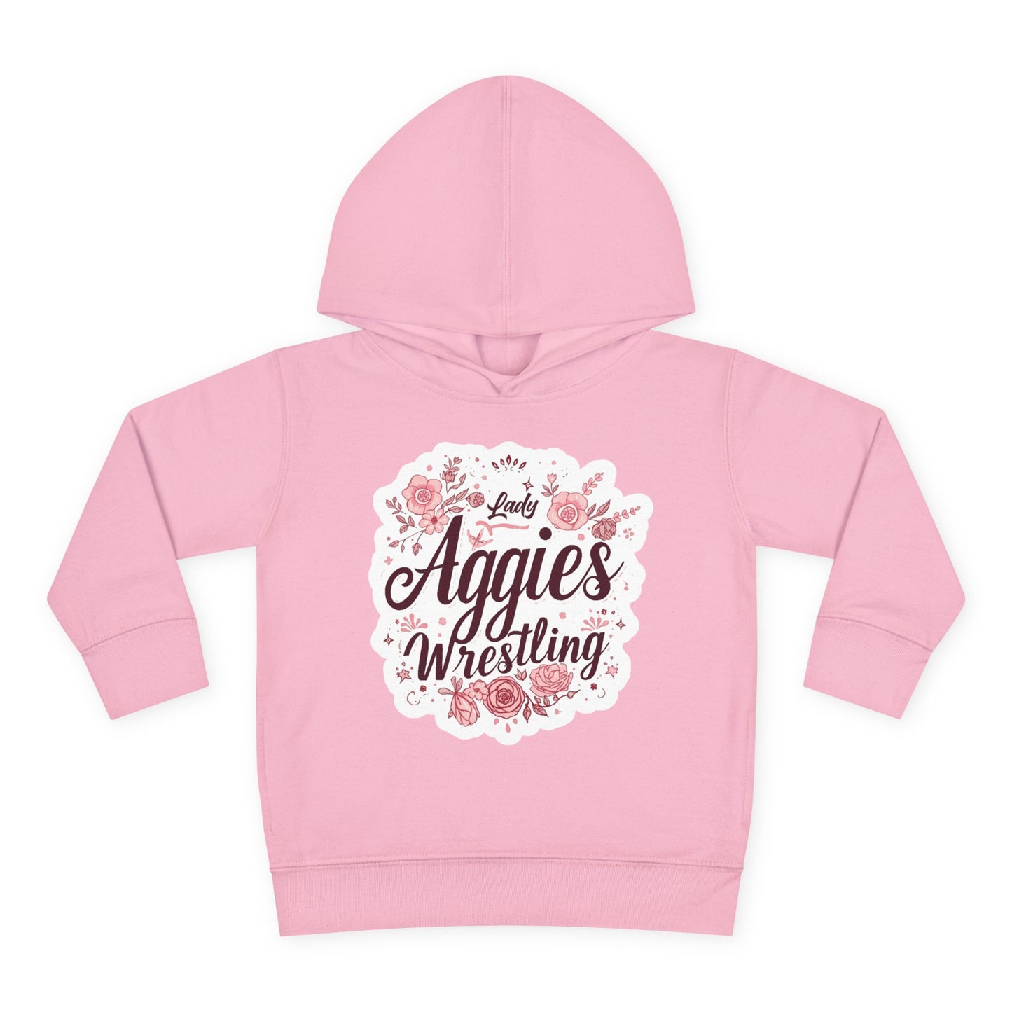 Toddler Hoodie Sweatshirt \ Hamilton Aggies Wrestling \ HAWG1