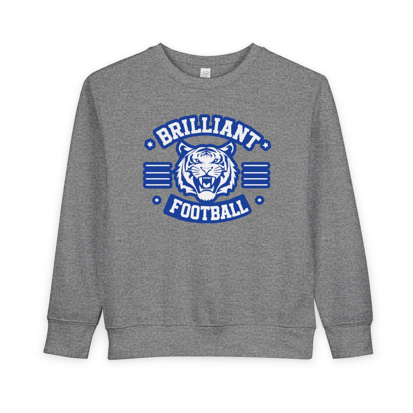 Toddler Crewneck Sweatshirt \ Brilliant Tigers Football \ BTF2