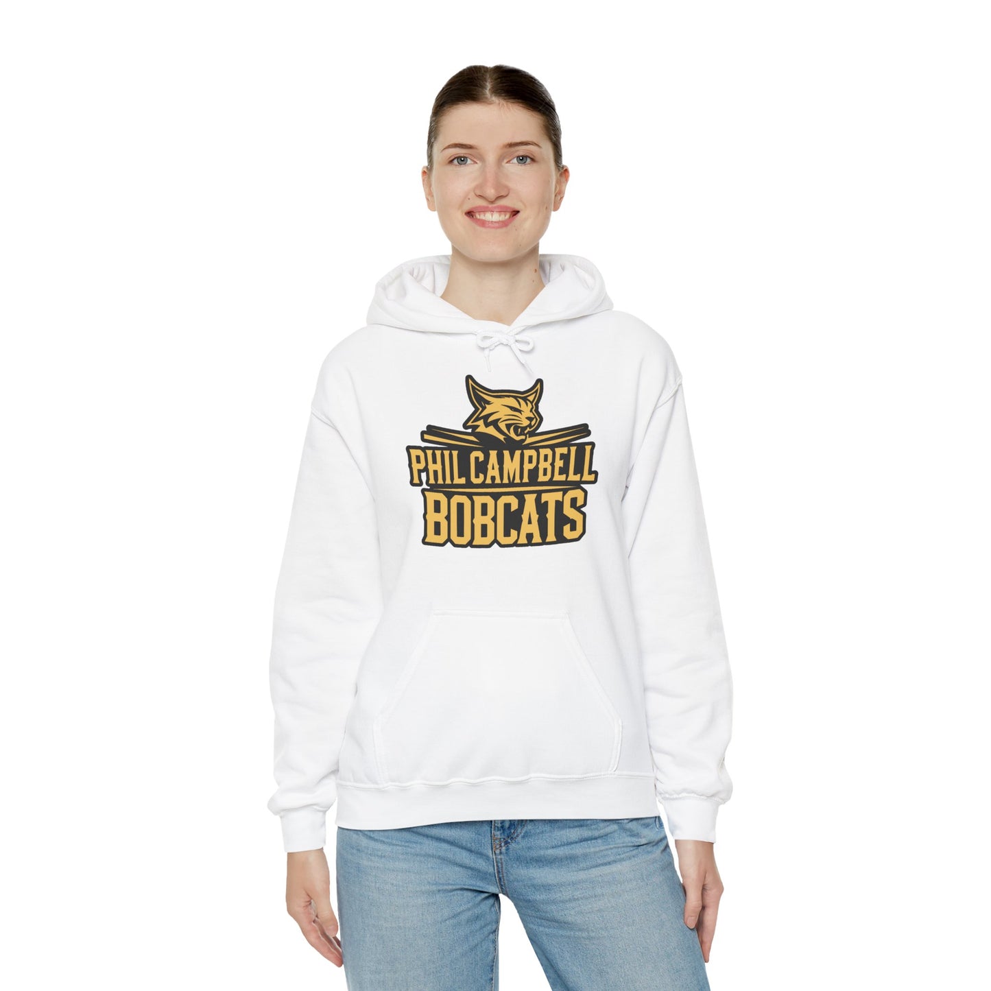 Adult Hoodie Sweatshirt \ Phil Campbell Bobcats \ PCB2