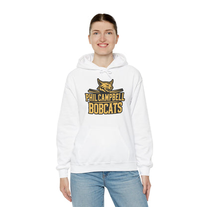Adult Hoodie Sweatshirt \ Phil Campbell Bobcats \ PCB2