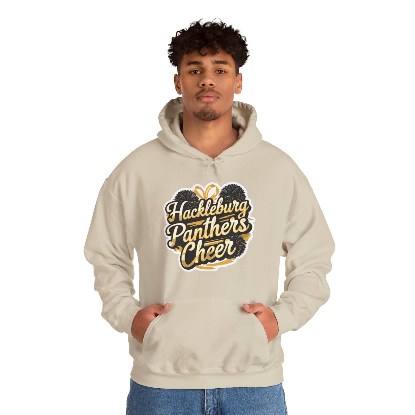 Adult Hoodie Sweatshirt \ Hackleburg Panthers Cheer \ HPC2