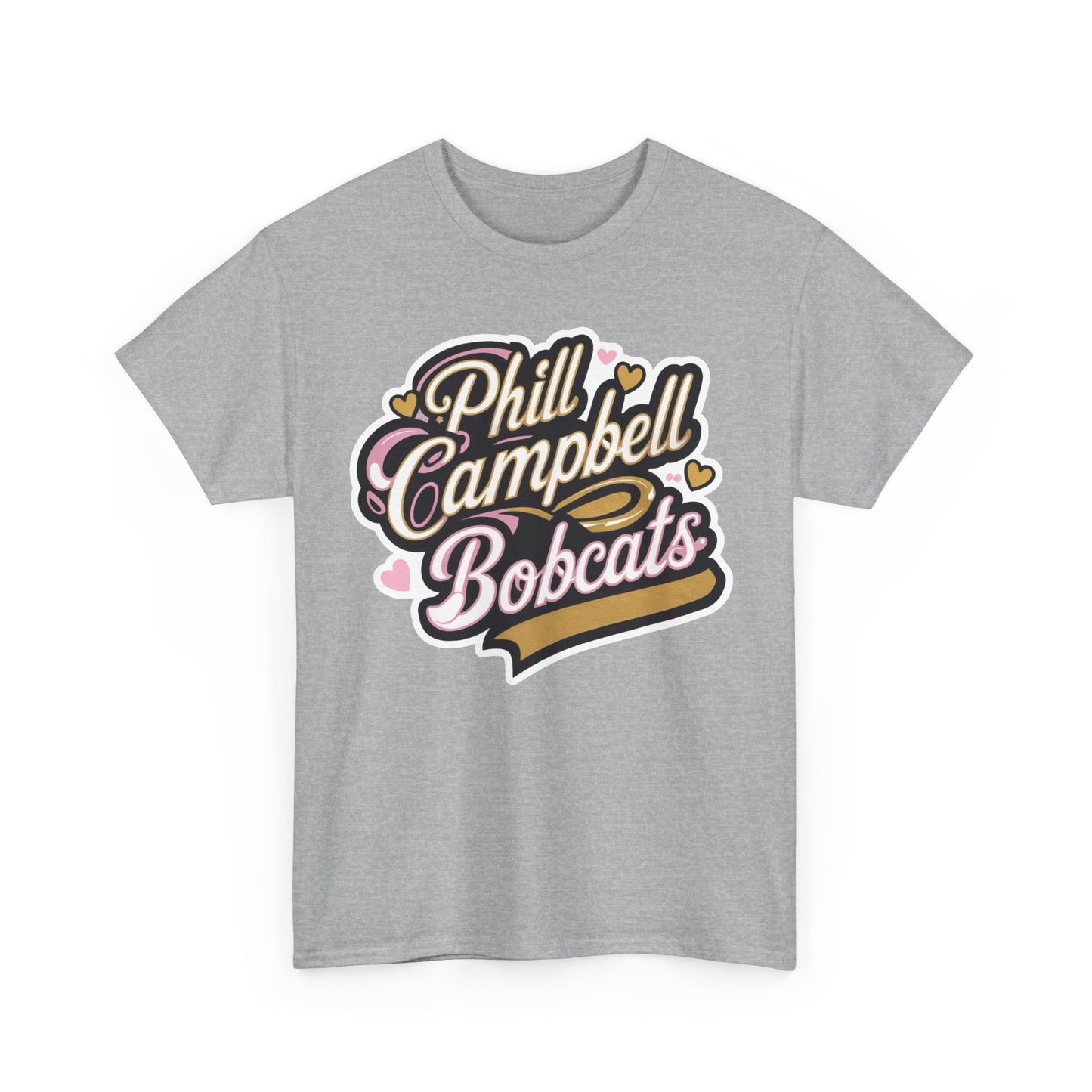 Adult Tee \ Phill Campbell Bobcats \ PCBG1