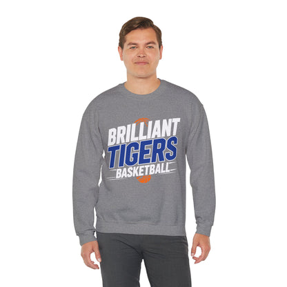 Adult Crewneck Sweatshirt \ Brilliant Tigers Basketball \ BTBK1