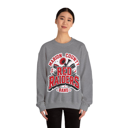 Adult Crewneck Sweatshirt \ Marion County Red Raiders Band \ MCB2