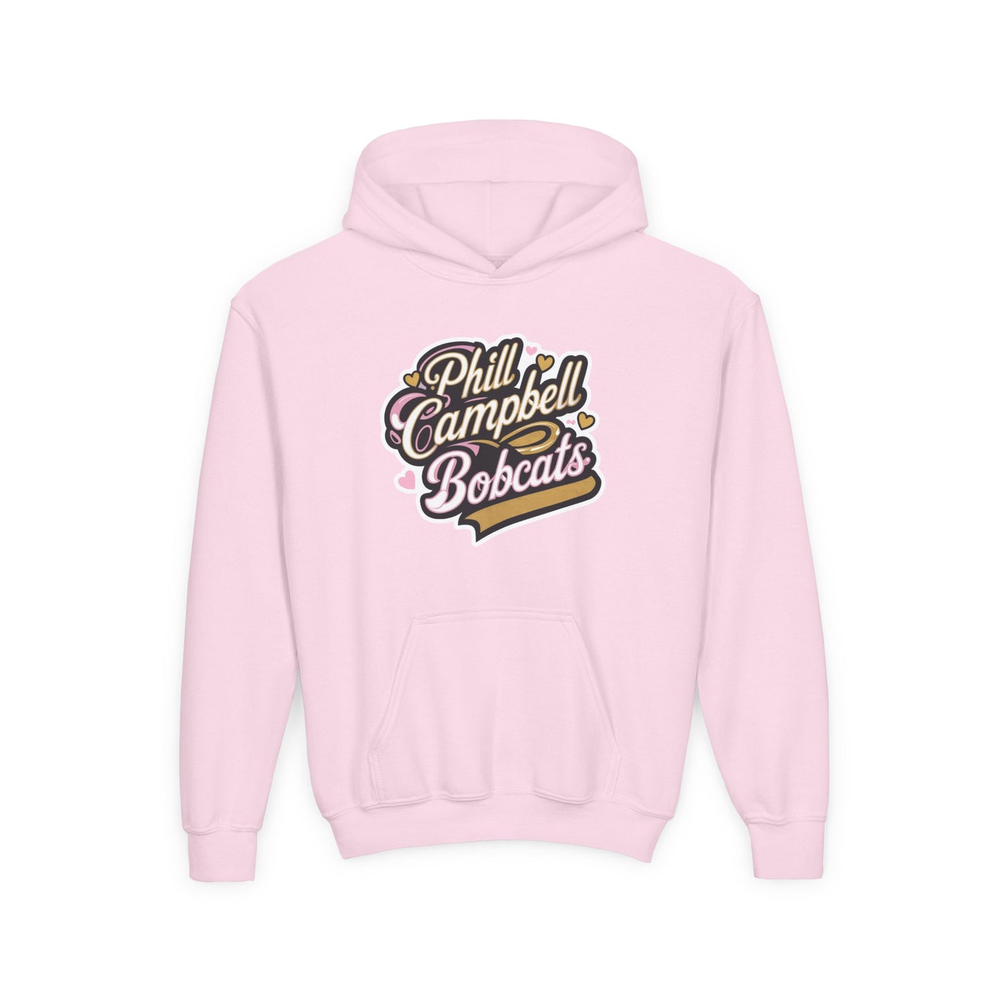 Youth Hoodie Sweatshirt \ Phill Campbell Bobcats \ PCBG1