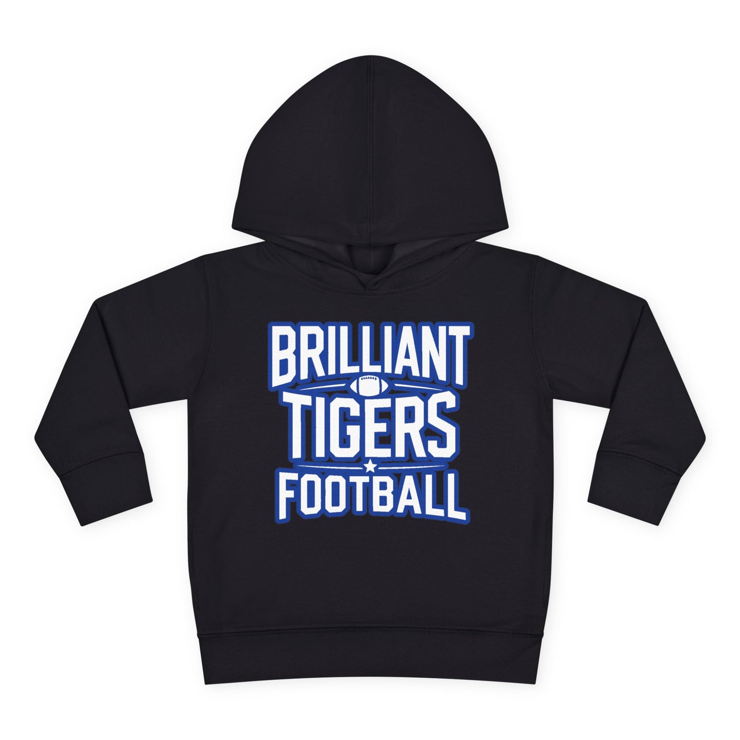 Toddler Hoodie Sweatshirt \ Brilliant Tigers Football \ BTF1