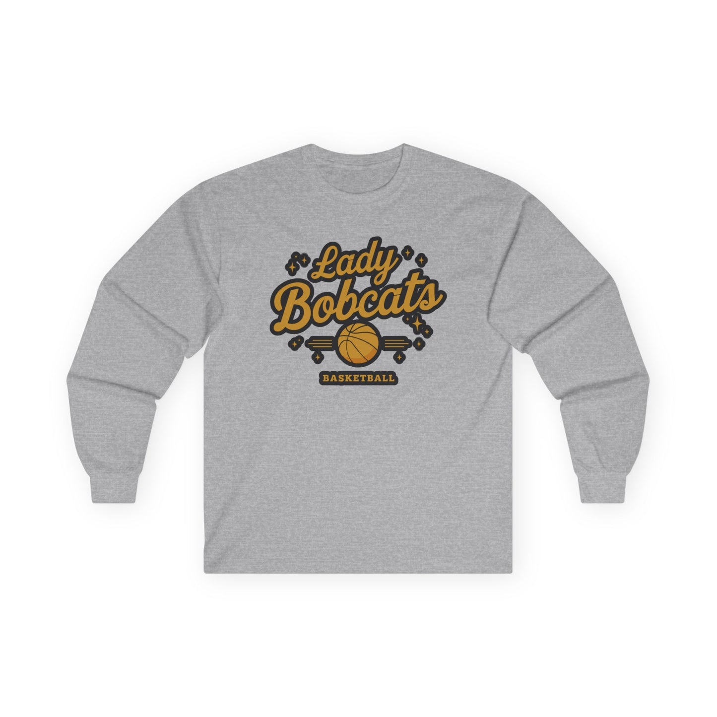 Adult Long Sleeve Tee \ Phil Campbell Bobcats Basketball \ PCBBKG2