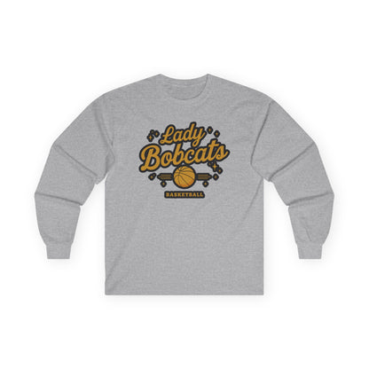Adult Long Sleeve Tee \ Phil Campbell Bobcats Basketball \ PCBBKG2