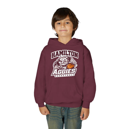 Youth Hoodie Sweatshirt \ Hamilton Aggies Basketball \ HABB1