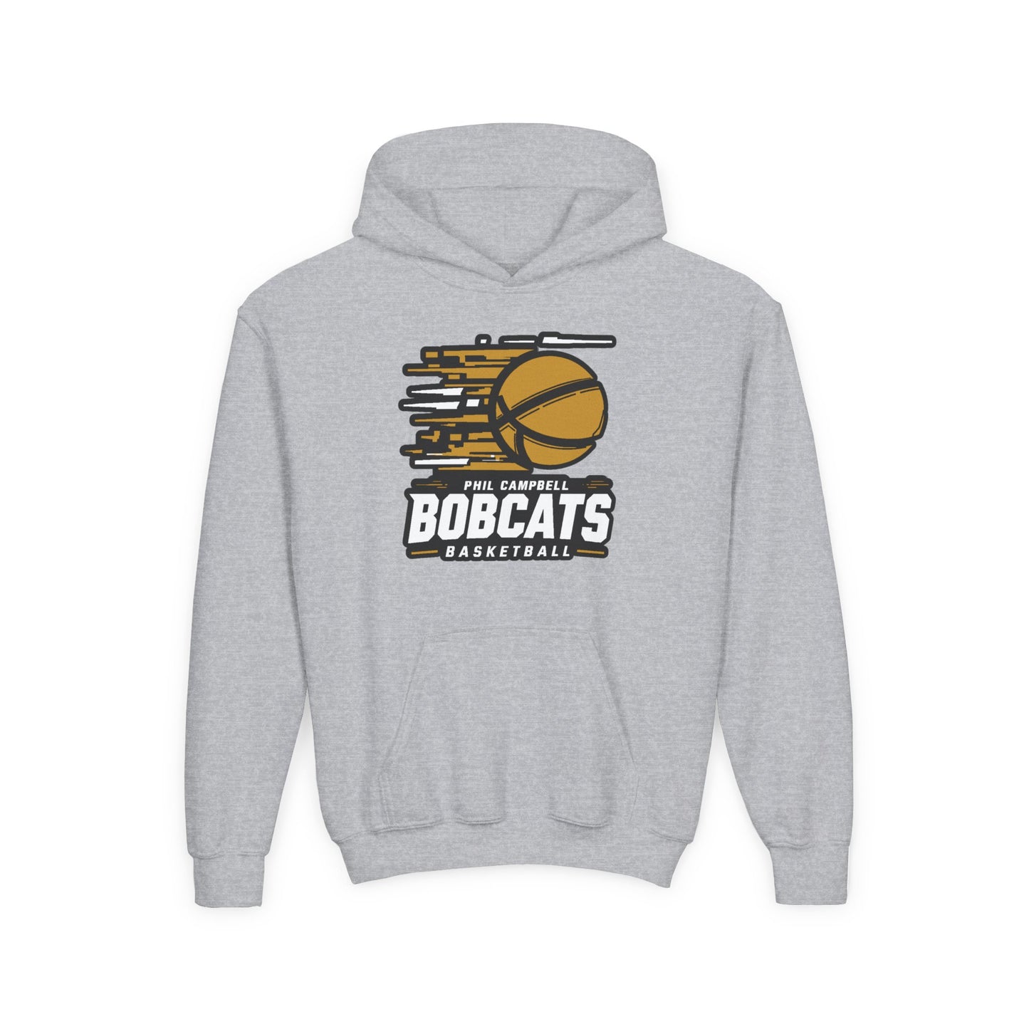 Youth Hoodie Sweatshirt \ Phil Campbell Bobcats Basketball \ PCBBK2