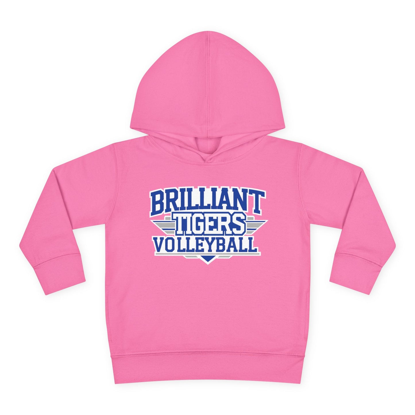 Toddler Hoodie Sweatshirt \ Brilliant Tigers Volleyball \ BTV2
