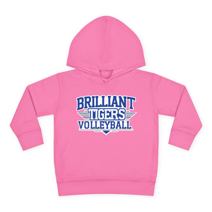 Toddler Hoodie Sweatshirt \ Brilliant Tigers Volleyball \ BTV2