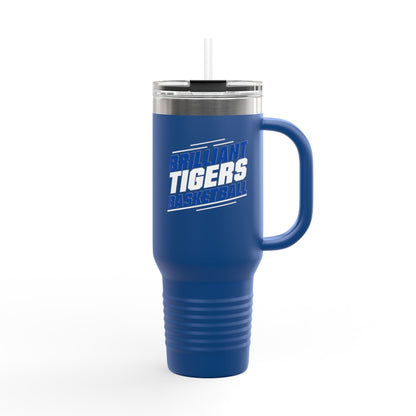 40oz Insulated Tumbler \ Brilliant Tigers Basketball \ BTBK2