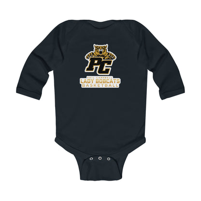 Long Sleeve Baby Bodysuit \ Phil Campbell Bobcats Basketball \ PCBBKG1