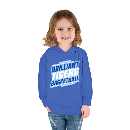 Toddler Hoodie Sweatshirt \ Brilliant Tigers Basketball \ BTBK2