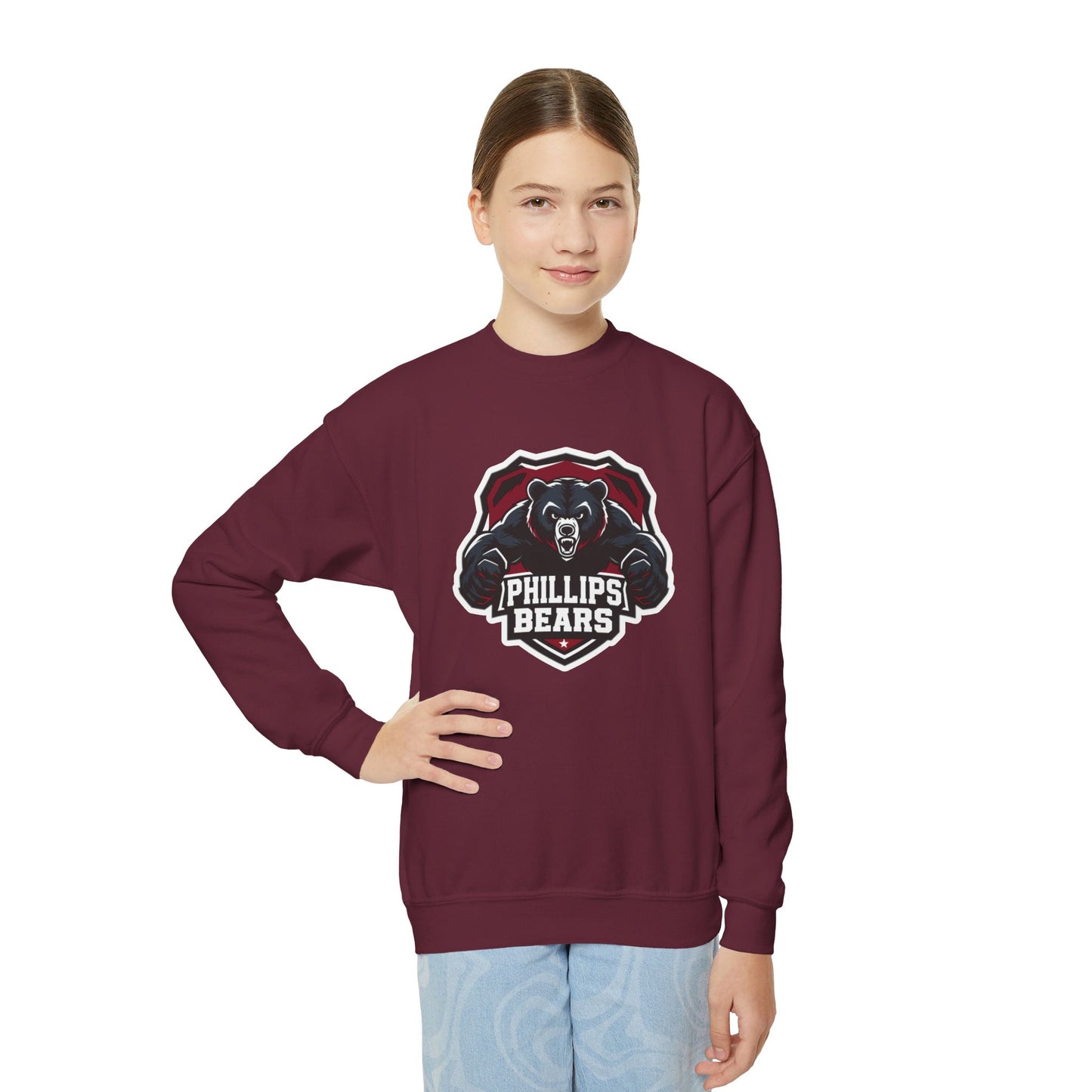 Youth Crewneck Sweatshirt \ Phillips Bears \ PB2