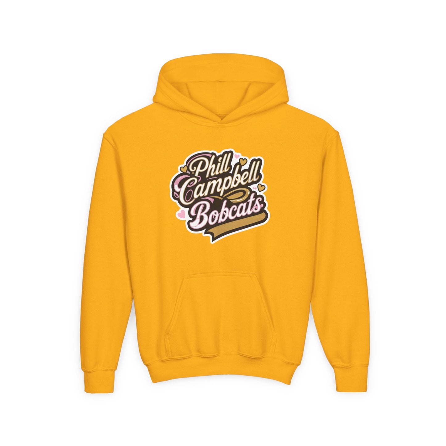 Youth Hoodie Sweatshirt \ Phill Campbell Bobcats \ PCBG1