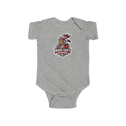 Short Sleeve Baby Bodysuit \ Marion County Red Raiders \ MC2