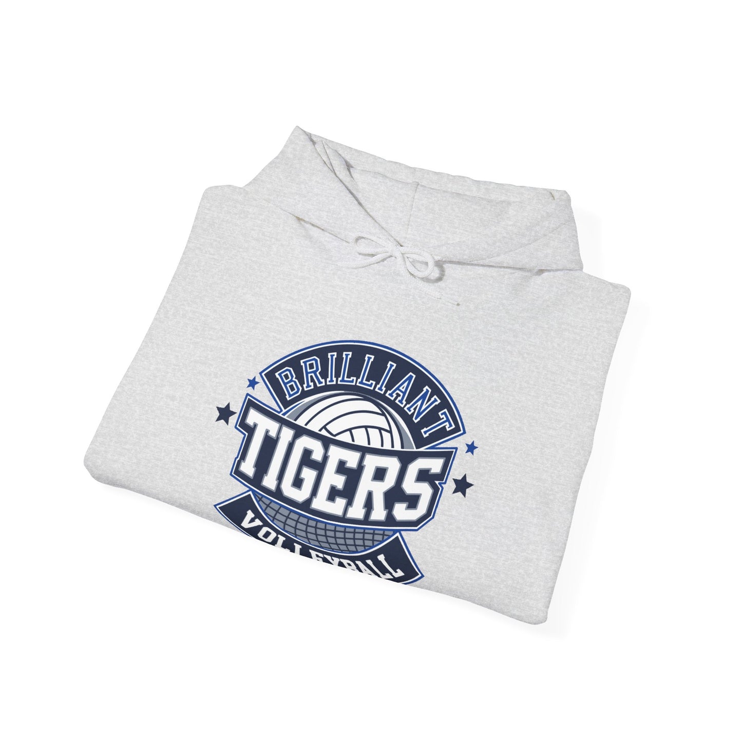 Adult Hoodie Sweatshirt \ Brilliant Tigers Volleyball \ BTV1