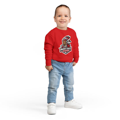 Toddler Crewneck Sweatshirt \ Marion County Red Raiders \ MC2