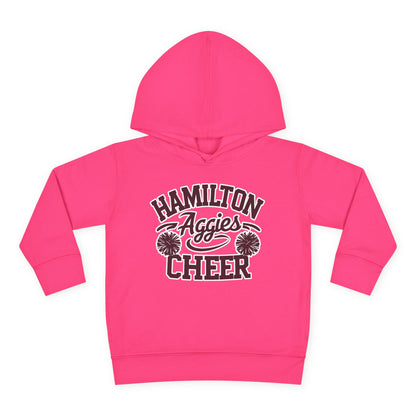 Toddler Hoodie Sweatshirt \ Hamilton Aggies Cheer \ Style HAC2