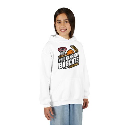 Youth Hoodie Sweatshirt \ Phil Campbell Bobcats Basketball \ PCBBK1