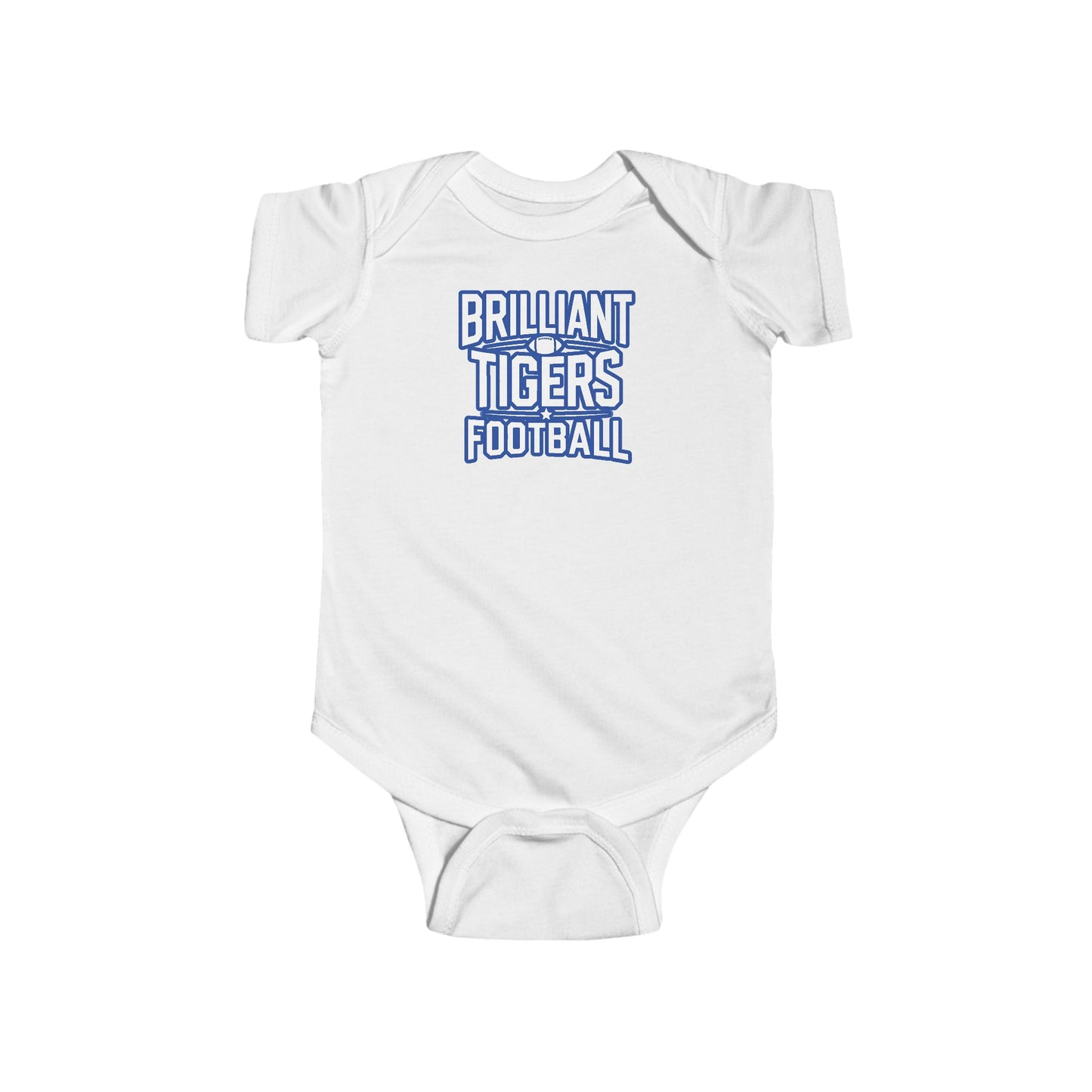 Short Sleeve Baby Bodysuit \ Brilliant Tigers Football \ BTF1