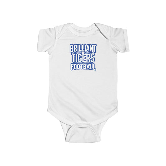 Short Sleeve Baby Bodysuit \ Brilliant Tigers Football \ BTF1