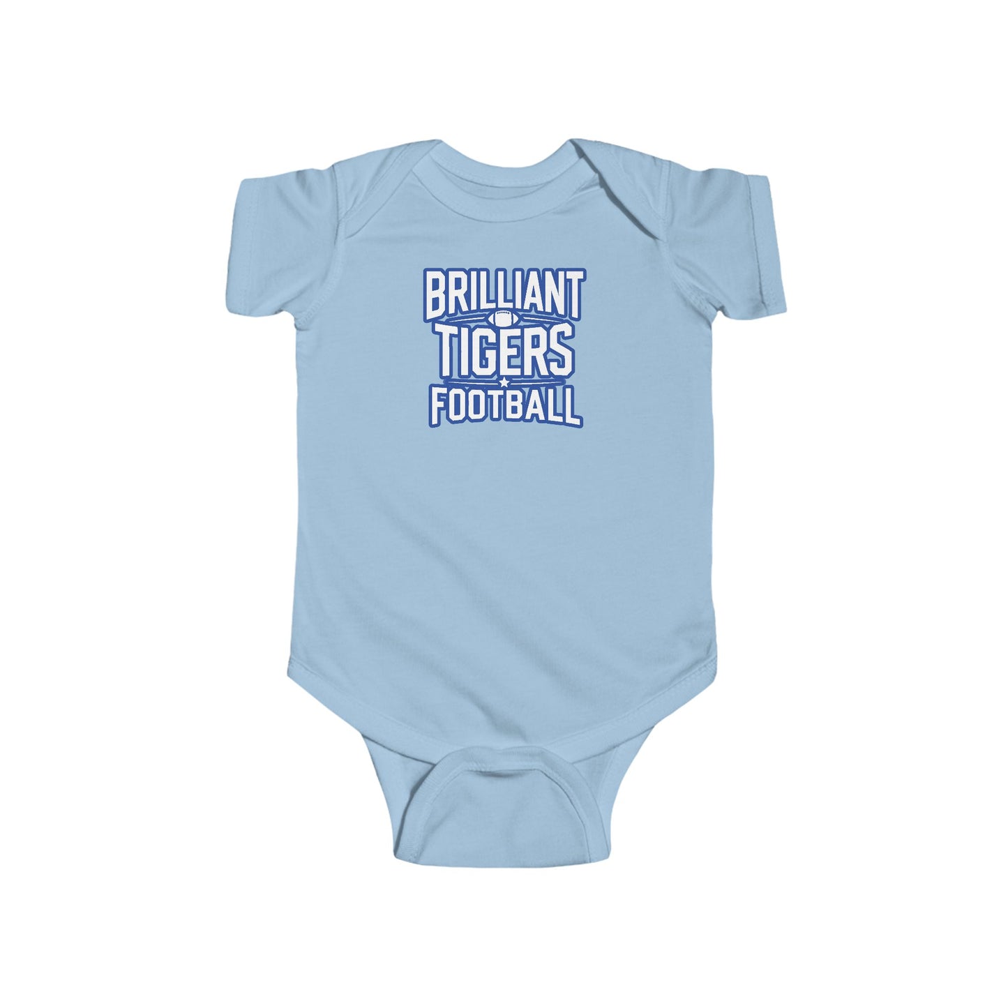 Short Sleeve Baby Bodysuit \ Brilliant Tigers Football \ BTF1