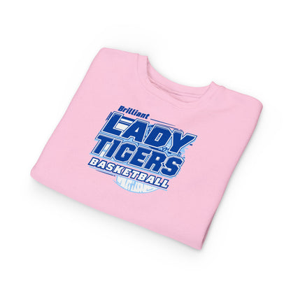 Toddler Crewneck Sweatshirt \ Brilliant Tigers Basketball \ BTBKG2