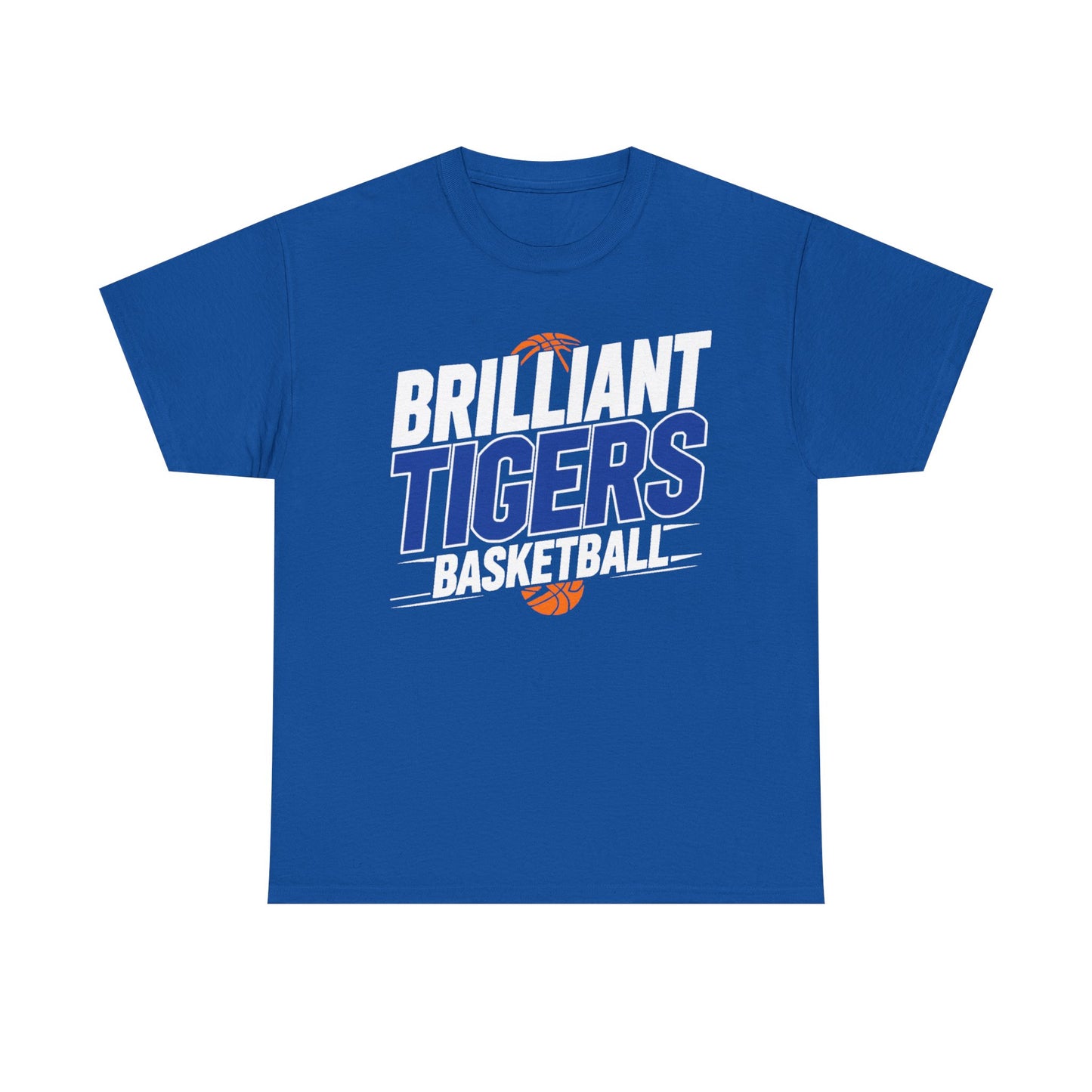 Adult Tee \ Brilliant Tigers Basketball \ BTBK1