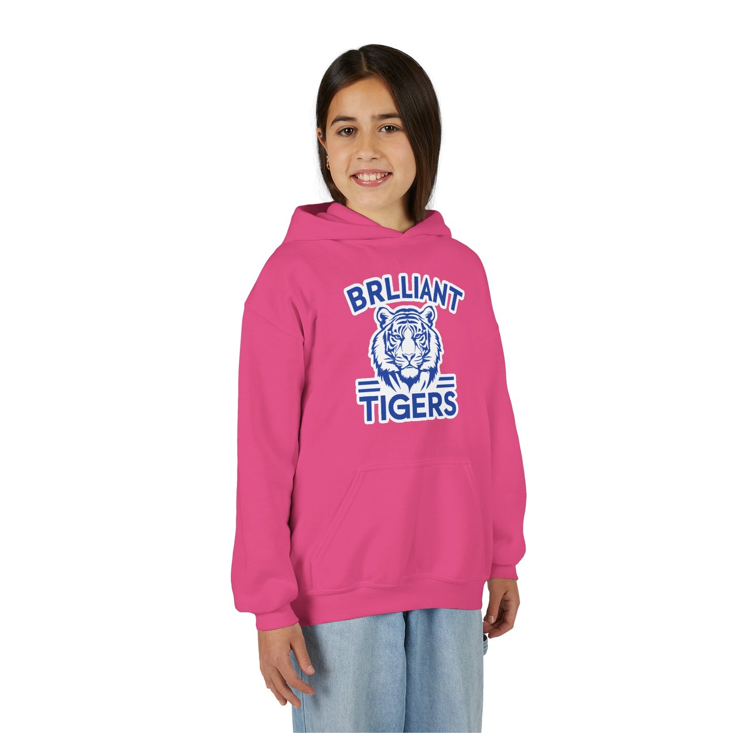 Youth Hooded Sweatshirt \ Brilliant Tigers \ BT1