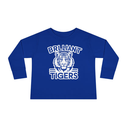 Toddler Long Sleeve Tee \ Brilliant Tigers \ BT1