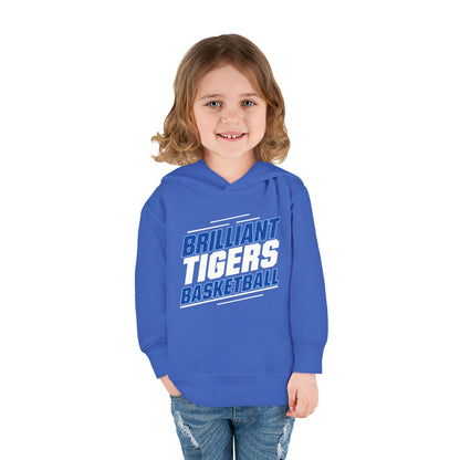 Toddler Hoodie Sweatshirt \ Brilliant Tigers Basketball \ BTBK2