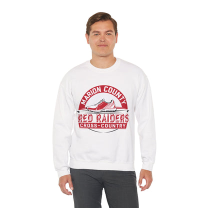 Adult Crewneck Sweatshirt \ Marion County Red Raiders Cross-Country \ MCCC1