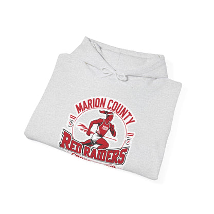 Adult Hoodie Sweatshirt \ Marion County Red Raiders Cross-Country \ MCCC2
