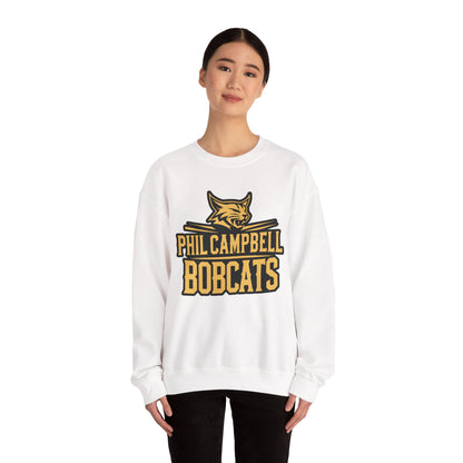 Adult Crewneck Sweatshirt \ Phil Campbell Bobcats \ PCB2