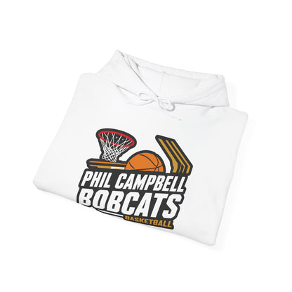 Adult Hoodie Sweatshirt \ Phil Campbell Bobcats Basketball \ PCBBK1