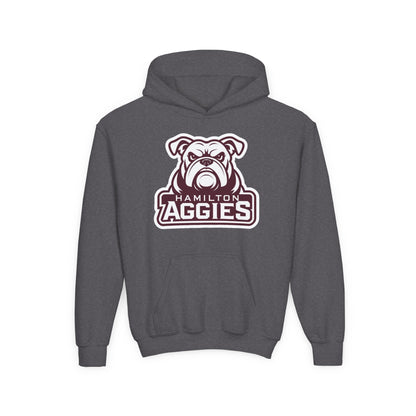 Youth Hoodie Sweatshirt \ Hamilton Aggies \ HA4