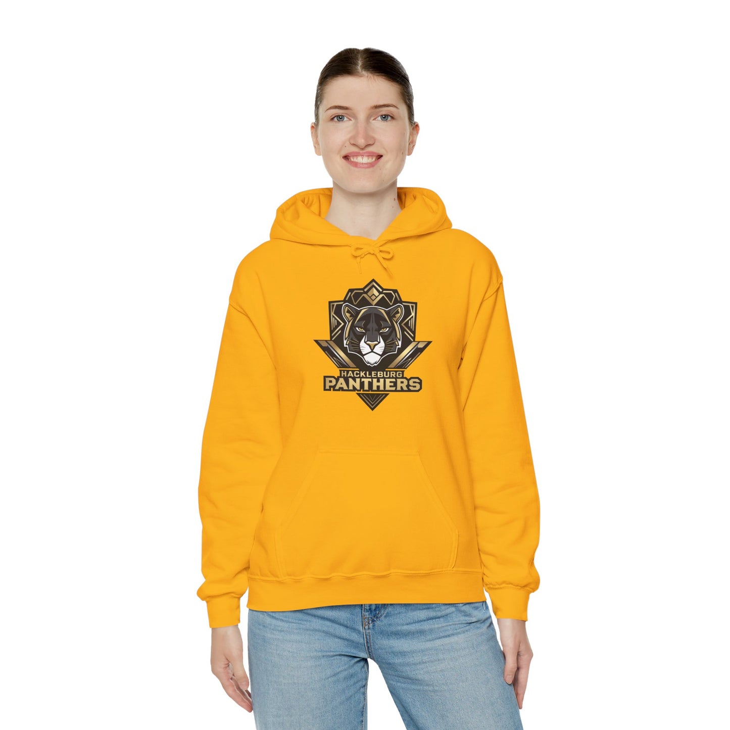 Adult Hoodie Sweatshirt \ Hackleburg Panthers \ HP1
