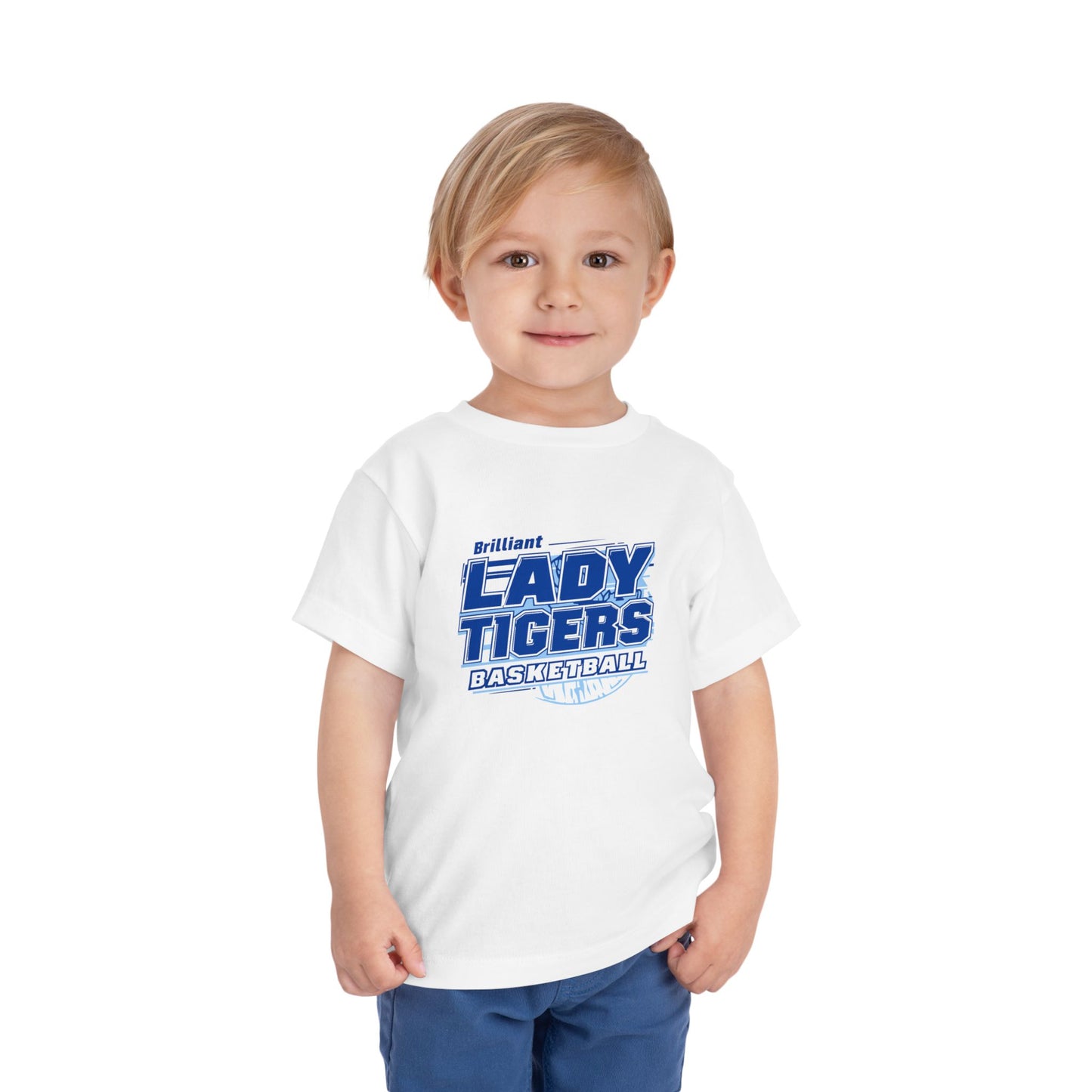 Toddler Tee \ Brilliant Tigers Basketball \ BTBKG2