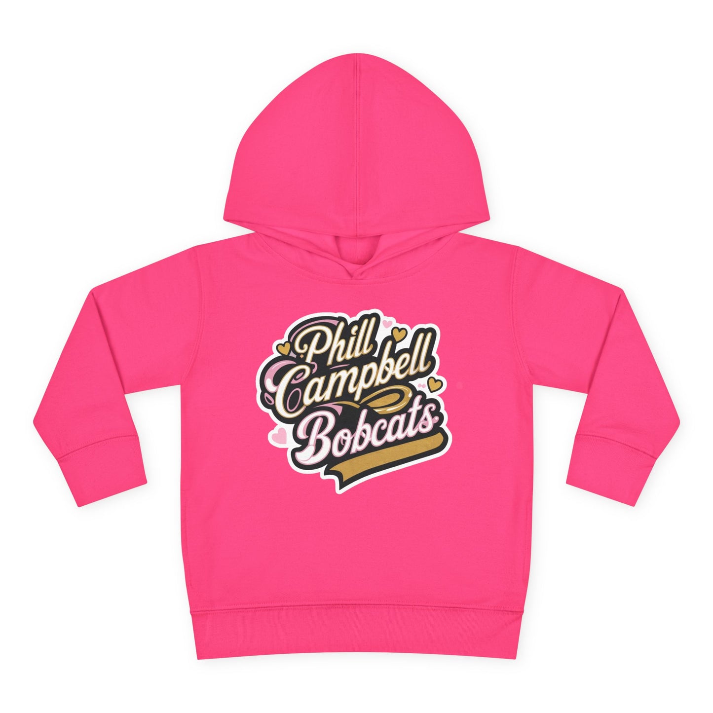 Toddler Hoodie Sweatshirt \ Phill Campbell Bobcats \ PCBG1