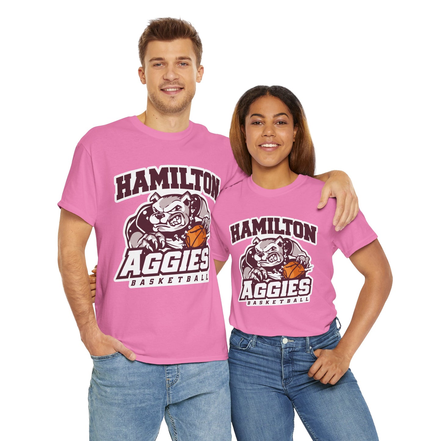 Adult Tee \ Hamilton Aggies Basketball \ HABB1