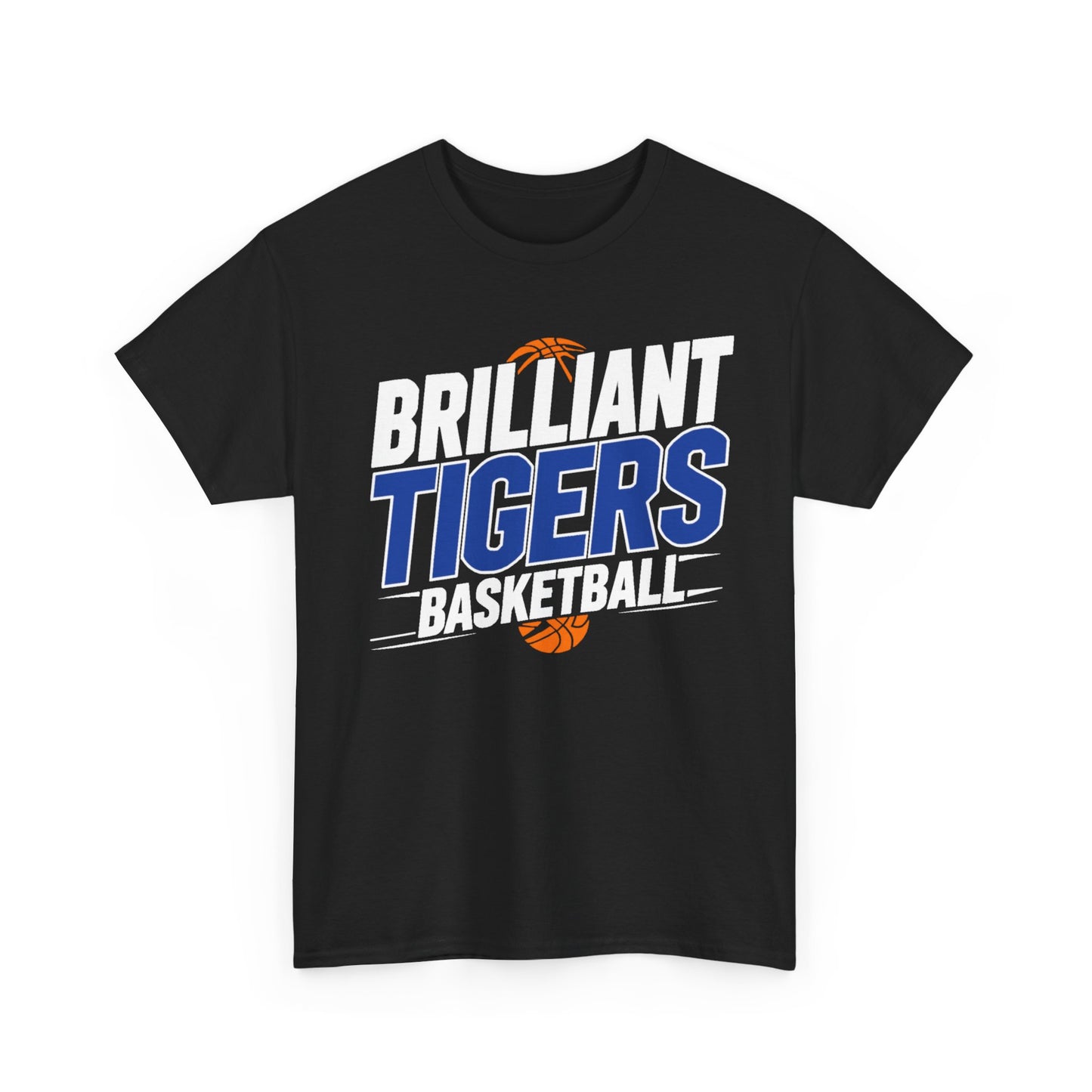 Adult Tee \ Brilliant Tigers Basketball \ BTBK1