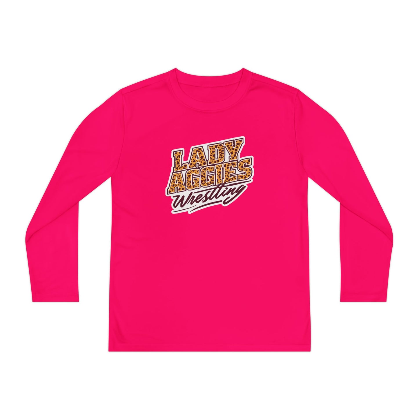 Youth Long Sleeve Tee \ Hamilton Aggies Wrestling \ HAWG3