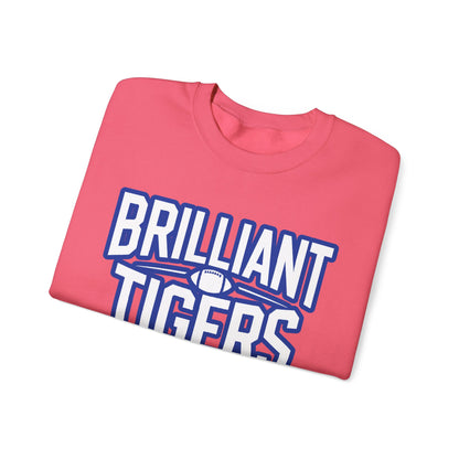 Adult Crewneck Sweatshirt \ Brilliant Tigers Football \ BTF1