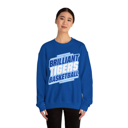 Adult Crewneck Sweatshirt \ Brilliant Tigers Basketball \ BTBK2