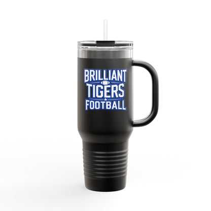 40oz Insulated Tumbler \ Brilliant Tigers Football \ BTF1