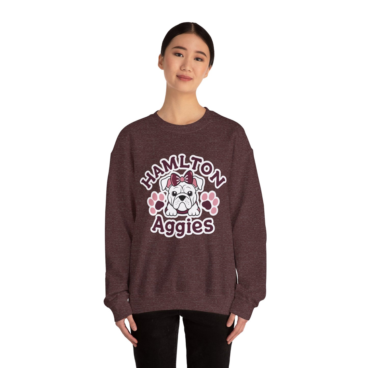 Adult Crewneck Sweatshirt \ Hamilton Aggies \ HAG3
