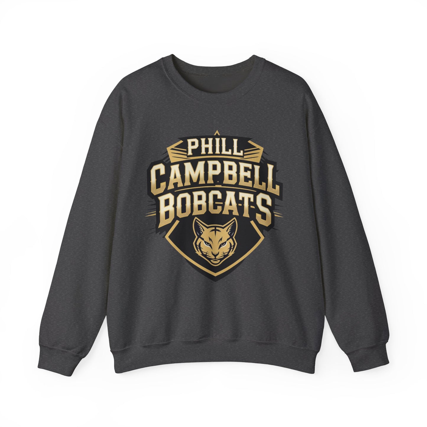 Adult Crewneck Sweatshirt \ Phill Campbell Bobcats \ PCB1
